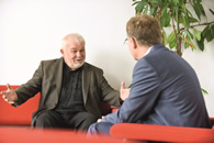 Dr. Christoph Mecking mit Prof. Dr. Dr. h. c. mult. Jürgen Kocka