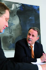 Dr. Christoph Mecking mit Prof. Dr. h. c. Klaus-Dieter Lehmann