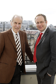 Dr. Christoph Mecking mit Prof. Dr. Christian Pfeiffer